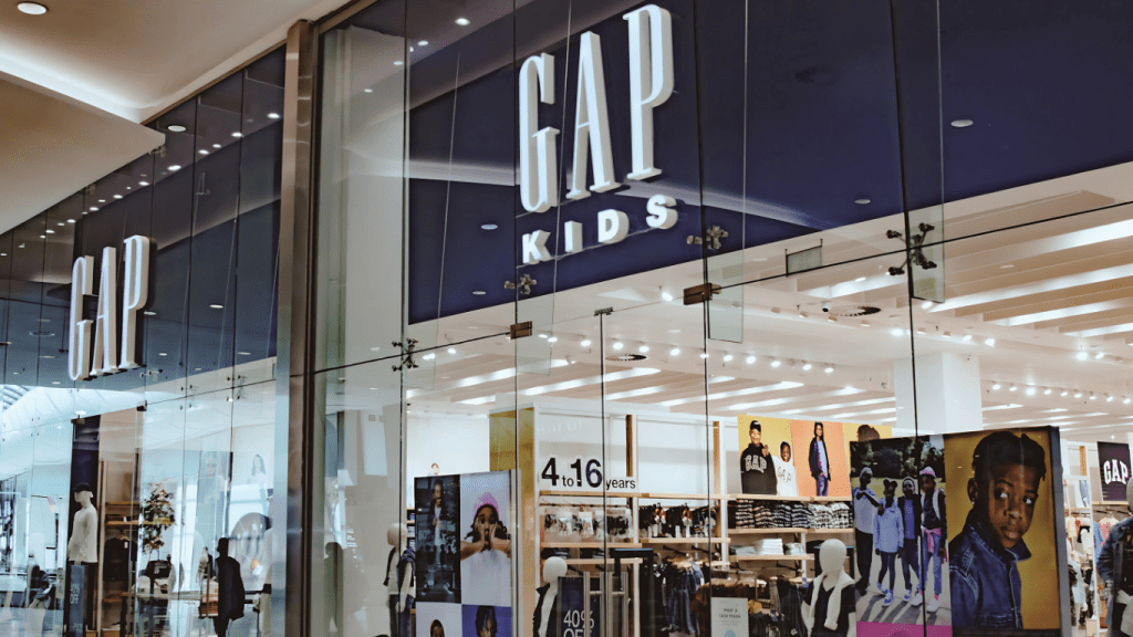 GAP store entrance display