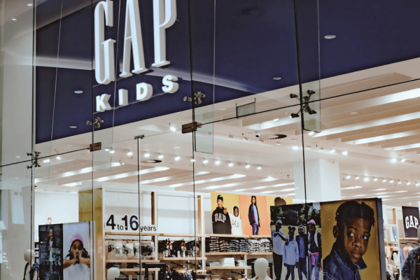 GAP store entrance display