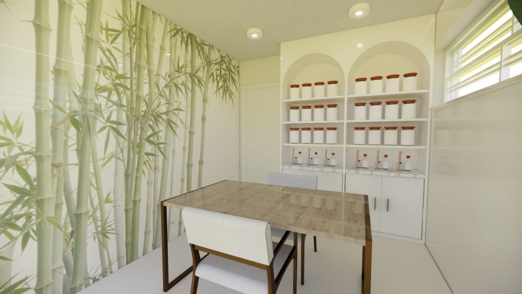 Hercus Healing, Cannabis & Healing Centre – CONSULTATION ROOM - Dandy Lion Interior Experiences