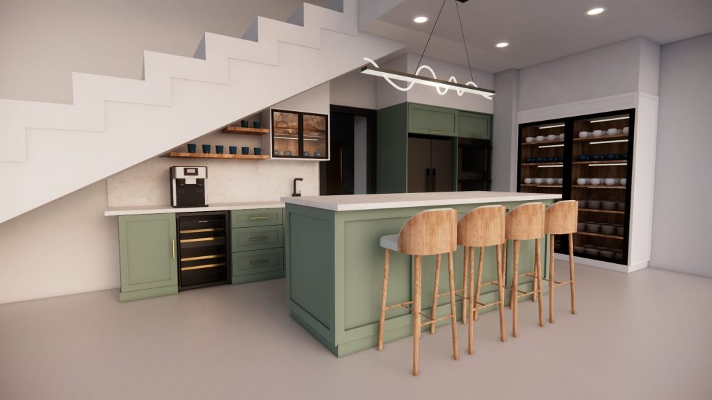 Kitchen Design Example – Main_Kitchen_Render_1 (3) - Dandy Lion Interior Experiences
