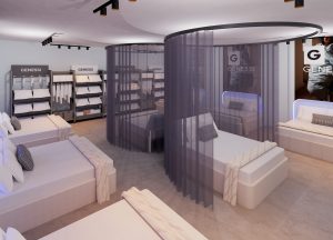 Sleep Group, Store in Store Concept – view 3 - Dandy Lion Interior Experiences