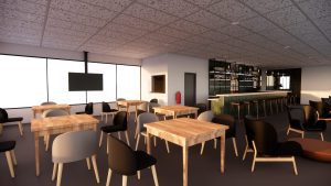 Swing Society, Golf Simulation Club – Bar Area2 - Dandy Lion Interior Experiences