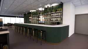 Swing Society, Golf Simulation Club – Bar area 2 - Dandy Lion Interior Experiences