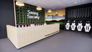 Swing Society, Golf Simulation Club – Reception area(1) - Dandy Lion Interior Experiences
